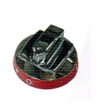 MANETTE ARGENTEE ROUGE -  Ø 72 MM - ADAPTABLE ANGELO PO